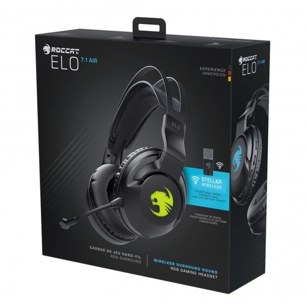 Roccat - ELO 7.1 AIR Gaming headset Black