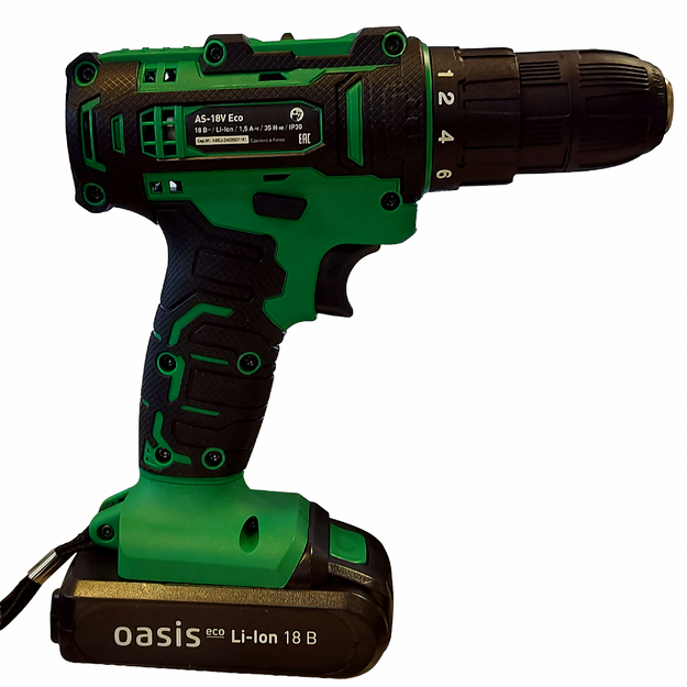 Akumuliatorinis atsuktuvas su LED lempute ir atsuktuvų komplektas, dėklas, 2 x 18 V 1,5 Ah baterijos