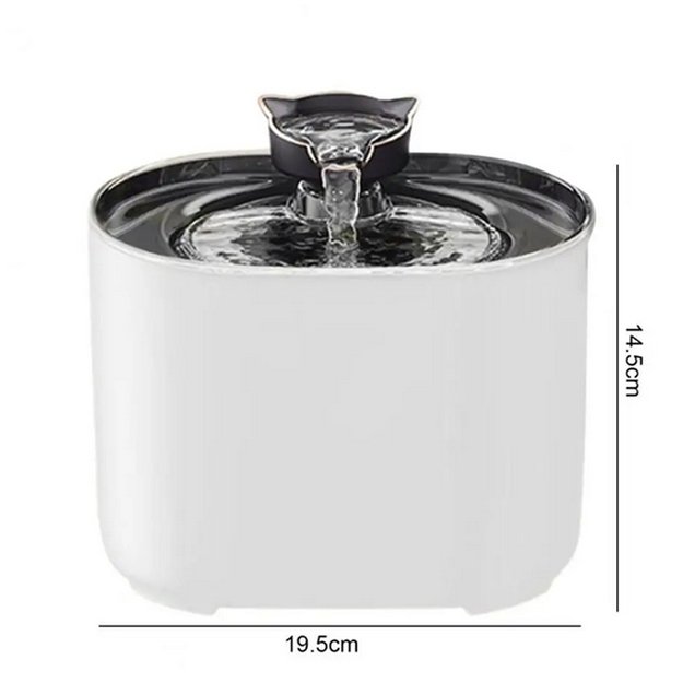 Automatinis girdyklos dubuo su tyliu fontanėliu katėms ir šunims, 2,2 l 5