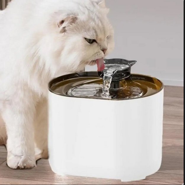 Automatinis girdyklos dubuo su tyliu fontanėliu katėms ir šunims, 2,2 l 13