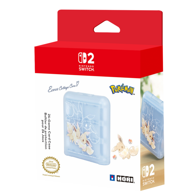 HORI - 24-Game Card Case Eevee Cottage Core - Blue