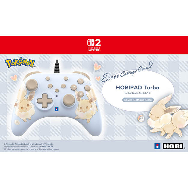 HORI - HORIPAD for Switch 2 - Eevee Cottage Core - Blue