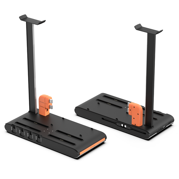 iMP Tech - DLX2 LED Multi-Function Charge Stand for Switch 2, Switch and OLED - Black