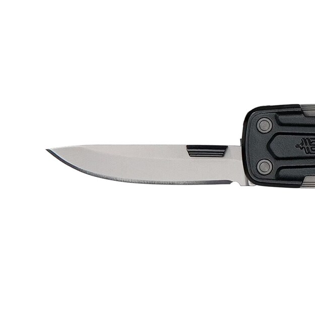 Gerber Multi-Tool with 7 Functions, Knife with Smooth Blade and Belt Clip, Lockdown Slim Pry, Cast Iron