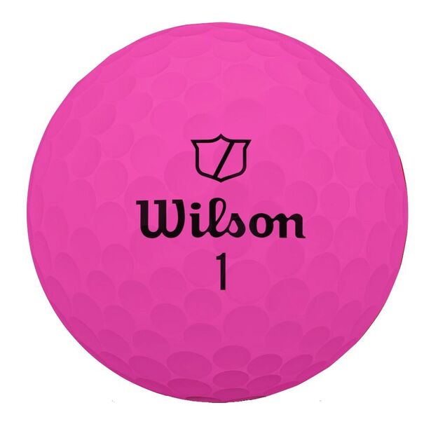 Wilson - Duo Soft Golf Ball Pink 12-ball