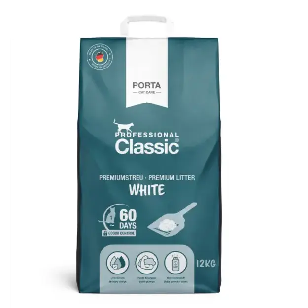 Portapet - Catlitter -  Proffesional  Classic - White - 12 kg