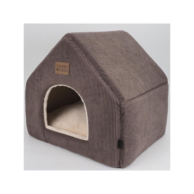 Nordic paws - Elva Cat Cave - Brown/Beige - 46 x 43 x 42 cm