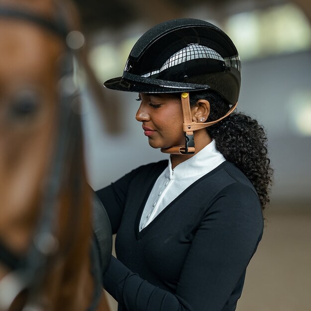 HANSBO SPORT - Mips Vision Shiny Star Riding helmet - M