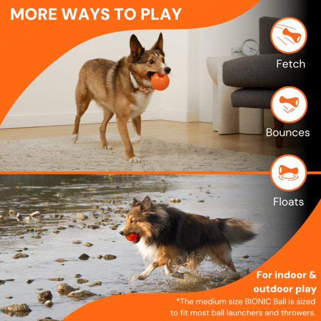 Bionic - BIONIC Ball - Orange - Medium 6.7cm