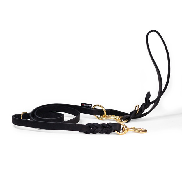 WalkFit - Walk'it Tracking Leash - Black - Medium 16mm-220cm