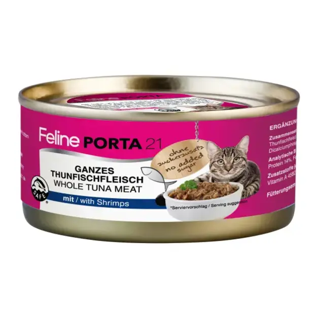 Porta21 - Feline Tuna with Shrimps - 156 g