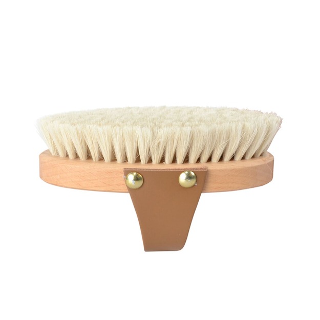 BORSTIQ - Goat Hair Brush with Leather Strap - S