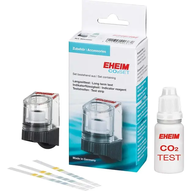 Eheim Co2 Long-term test with indicator reagent and 3 test strips