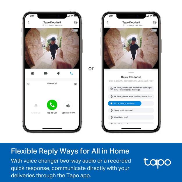 TP-Link - Tapo D235 Video Doorbell Camera