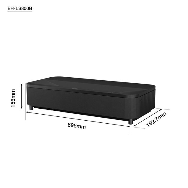 Epson - EH-LS800B Super-ultra-short-throw projector, Black