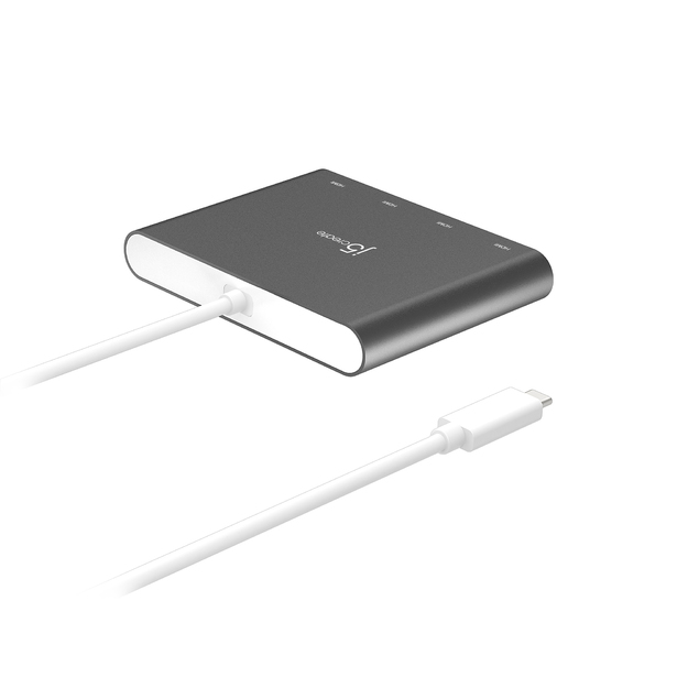 J5create - USB-C To 4 Port HDMI Multi Monitor Adapter