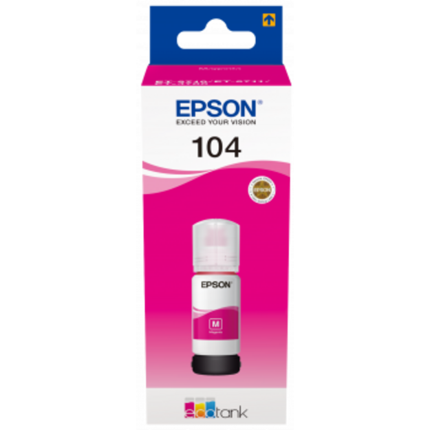 Epson - T104 Cyan EcoTank Bottle