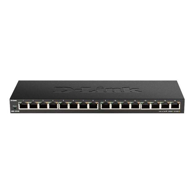 D-Link - 16-Port 10/100/1000Mbps DGS-1016S/E