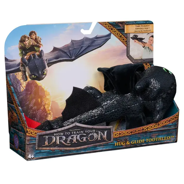 Dragons Movie Gliding Hug Toothless Plush 30 cm (6072913)