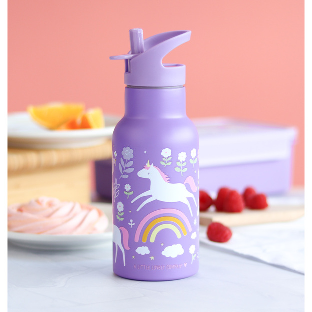 A little lovely company - Stainless steel drinking bottle - Unicorn dreams (DBSSUD77)