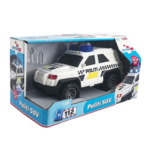 Motor 112 - Police SUV with light and sound 1:20 (friction)