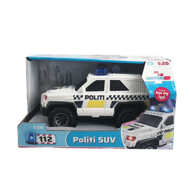 Motor 112 - Police SUV with light and sound 1:20 (friction)