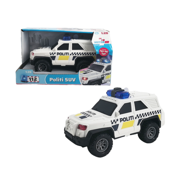 Motor 112 - Police SUV with light and sound 1:20 (friction)
