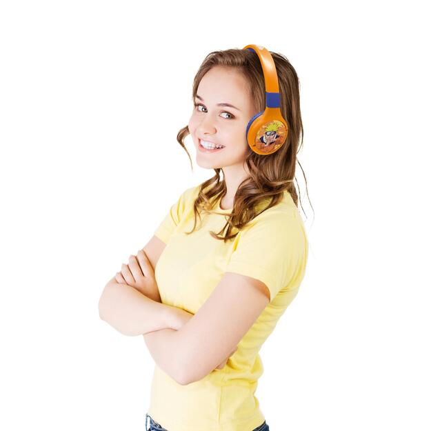 Lexibook - 2 in 1 foldable Naruto Design Headphones (HPBT010NA)