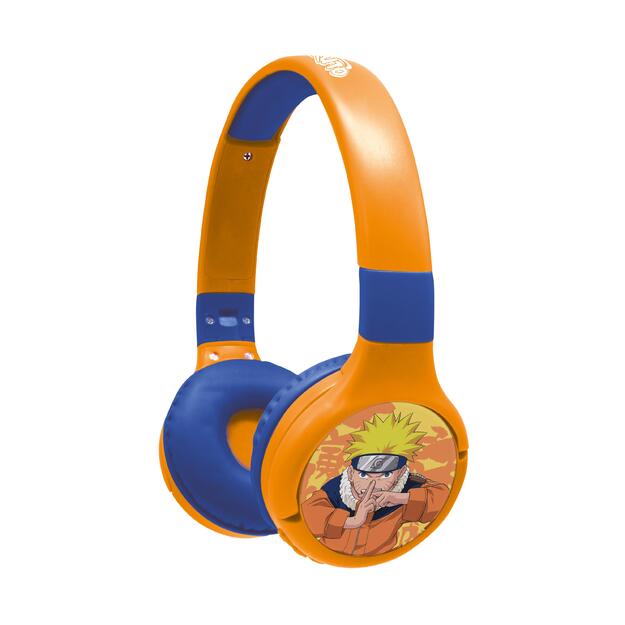 Lexibook - 2 in 1 foldable Naruto Design Headphones (HPBT010NA)
