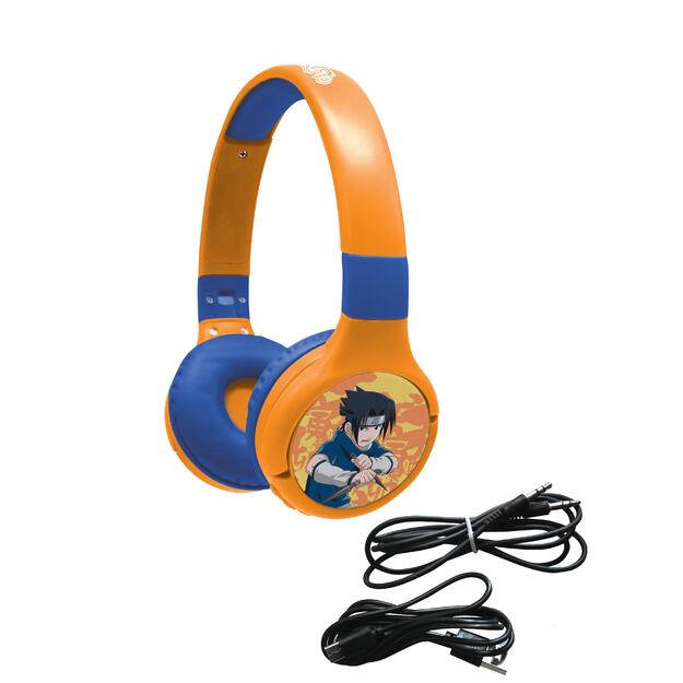 Lexibook - 2 in 1 foldable Naruto Design Headphones (HPBT010NA)