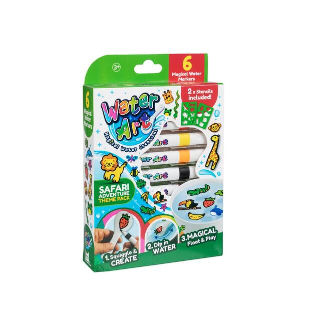 Water Art - 6 Pack - Safari