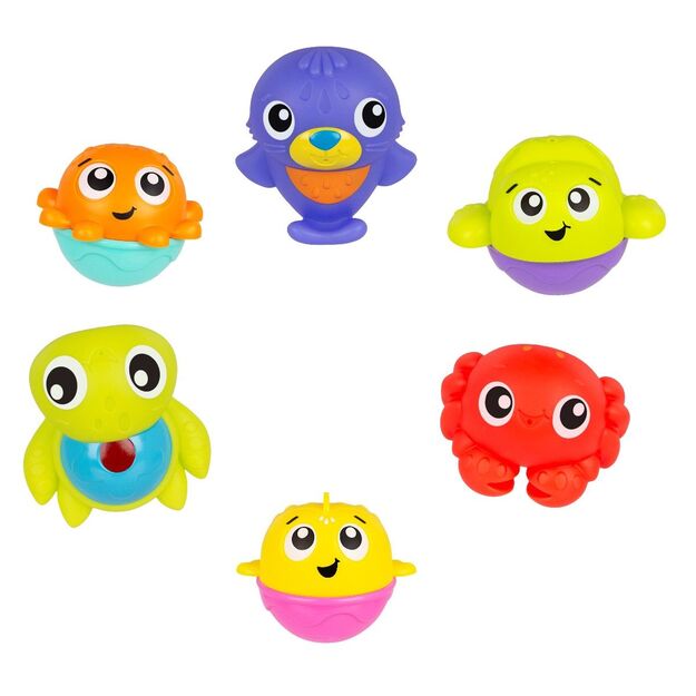 PLaygro - 6 Bathfriends In a Net  (10189097)