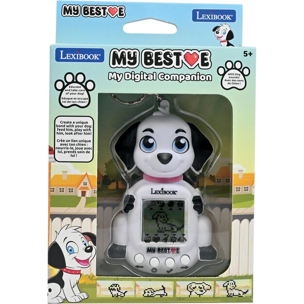 Lexibook - My Best-E® Puppy console with LCD screen and keychain attachment  (