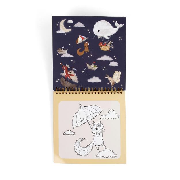 Filibabba - Dreamy Adventurers Water Colouring Book - (FI-03832)