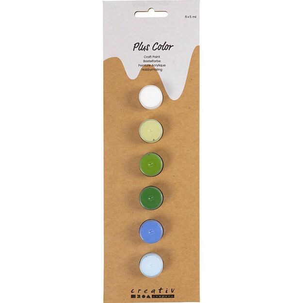 Plus Color Craft Paint - blue/green harmony - 6x5 ml (39773)
