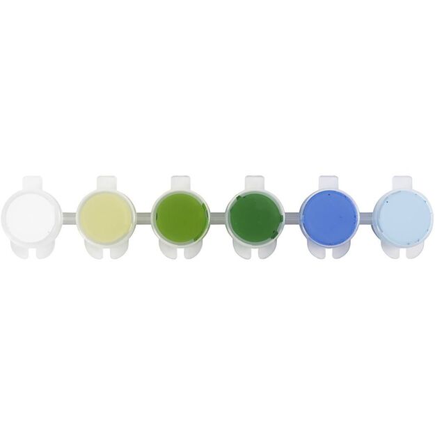 Plus Color Craft Paint - blue/green harmony - 6x5 ml (39773)