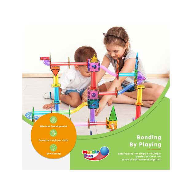 Picasso Tiles - Magnetic Marble Run Set (150 pcs) (PTG150)
