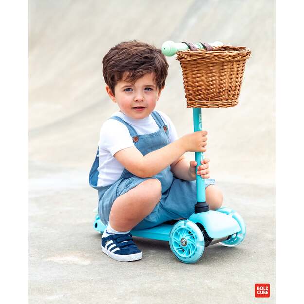 Bold Cube - Children's Scooter - Tenny 3 Wheel Scooter Blue (SKY004)