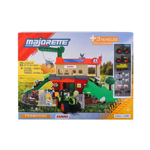 Majorette - Farmyard + 3 Vehicles (8503009000)