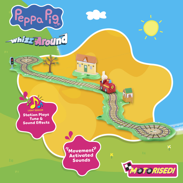 Peppa Pig - Whizz Around Clickety Clack Train (8344)