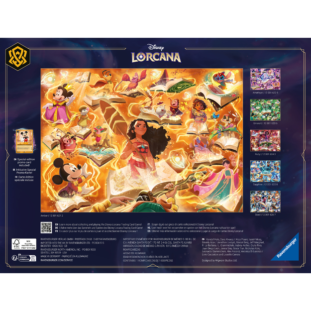 Ravensburger - Glimmers of the Realm: Amber 1000p (12001621)