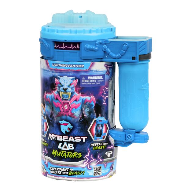 Mr. Beast Lab - Mutators, Mutation Chamber Lightning Panther (20425)
