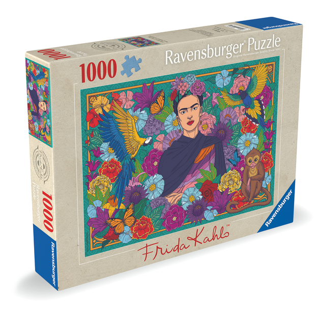 Ravensburger - Frida Kahlo’s Paradise: Parrot, Monkey and Blooms (12001475)