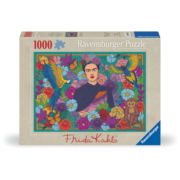 Ravensburger - Frida Kahlo’s Paradise: Parrot, Monkey and Blooms (12001475)