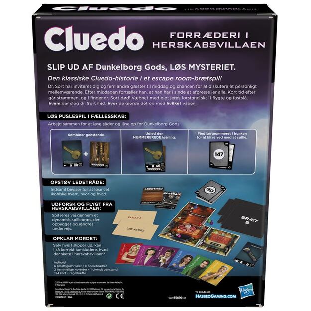Cluedo - Escape, Danish (F56991080)