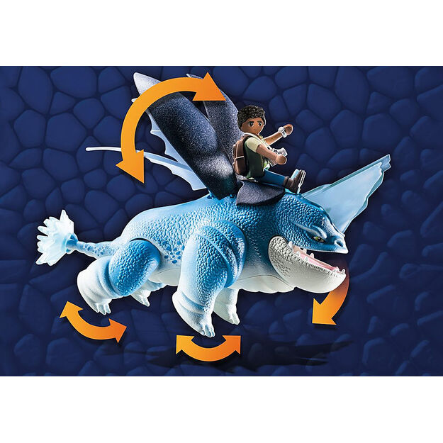 PLAYMOBIL - Dragons: The Nine Realms - Plowhorn & D'Angelo (71082)