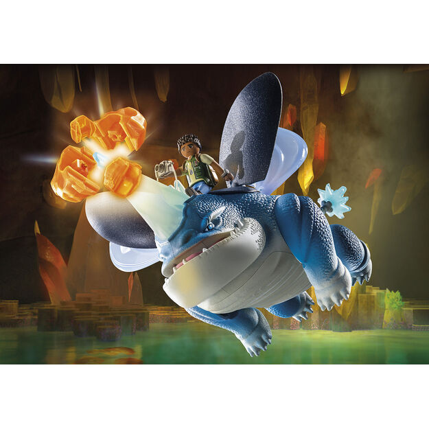 PLAYMOBIL - Dragons: The Nine Realms - Plowhorn & D'Angelo (71082)