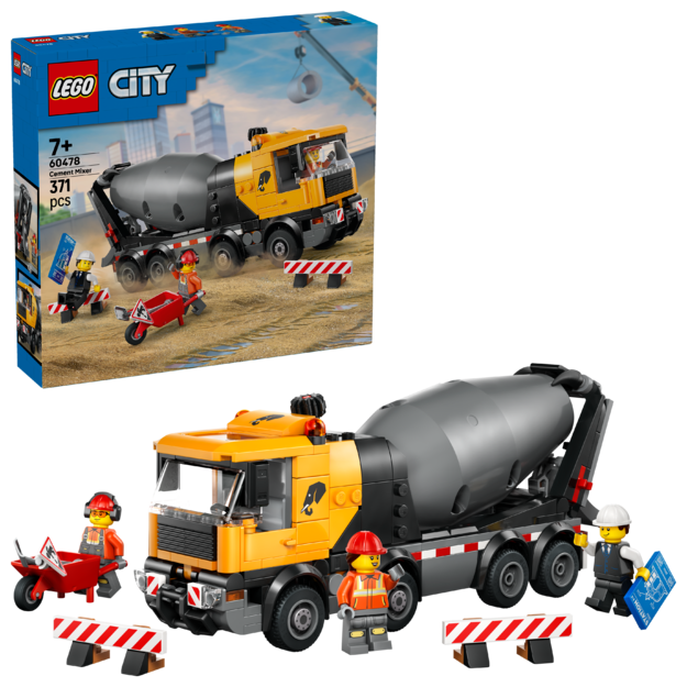 LEGO - LEGO City - Cement Mixer (60478)