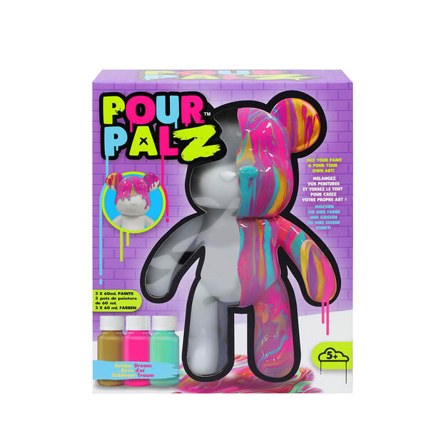 Pour Palz - DIY Paint Bear collectible - Golden Dream