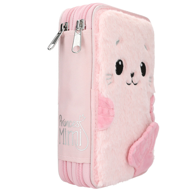 Princess Mimi - Double Pencil Case ROBBY - pink